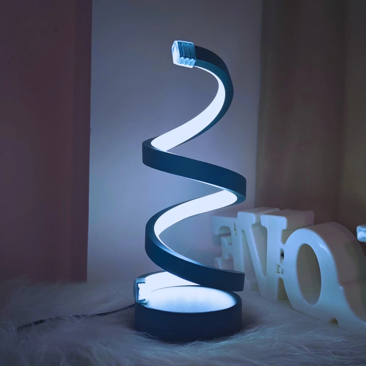Modern Spiral Table Lamp